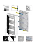 ECONOMIC BOX rozdzielnica 3x12 PE+N natynkowa IP 40 - kolor dymny