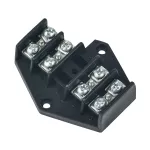 Płytka rozgałęźna 4x4mm2 - kolor czarny