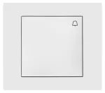 VESTRA łącznik zwierny dzwonek bez ramki podtynkowy IP 20 - kolor biały
