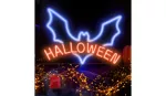 RTV100280 Neon PLEXI LED HALLOWEEN niebieski czerwony NNE17 Neolia