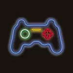 RTV100446 Neon PLEXI LED GAMEPAD multikolor FPNE03 Forever Light