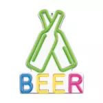 RTV100445 Neon PLEXI LED BEER multikolor FPNE08X Forever Light