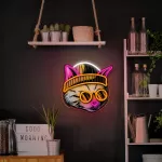 RTV100450 Neon ART LED KOT MARZYCIEL multikolor FLA04 Forever Light