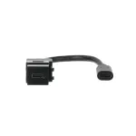 0229/13-500 | keystone USB-C 3.1 z pigtailem, czarny | Rutenbeck