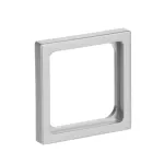 1746/10-83 POKRYWA DO OSPRZĘTU TELEINFORMATYCZNEGO Z POKRYWĄ 50 X 50 MM -FUTURE-ALUMINIOWO SREBRNY