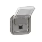 NOWE PLEXO - GNIAZDO RJ45 STP KAT. 6A MECHANIZM SZARE