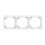 1723-44M-500 | ramka 3-krotna | art linear 44M biały studyjny matowy