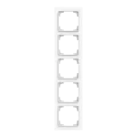 1725-44M-500 | ramka 5-krotna | art linear 44M biały studyjny matowy