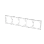 1725-44M-500 | ramka 5-krotna | art linear 44M biały studyjny matowy