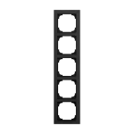 1725-4071 | ramka 5-krotna | art linear czarne aluminium