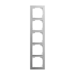 1725-4073 | ramka 5-krotna | art linear srebrne aluminium