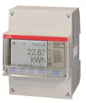 A42 552-100, licznik energii elektrycznej, 1 faz, przekł, en. czynna+bierna, klasa dokł C(0,5), wyj/wej imp, zegar, profil obc, Modbus/RS485, seria Platinum