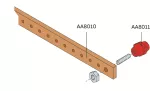 AA8010 Szyny Cu l=1000mm SR2, 4 szt.