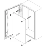 AA8025 25mm elem. dystansujący dla płyty w SR2 (1opak=12szt)