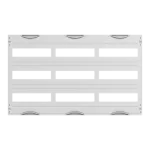 AS33 maskownica otworowana, szara, do modułów CombiLine-N, 450x750mm (WxS)