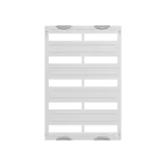 AS225 maskownica otworowana, szara, do modułów CombiLine-N, 750x500mm (WxS)