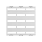 AS235 maskownica otworowana, szara, do modułów CombiLine-N, 750x750mm (WxS)