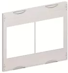 AG82 maskownica pełna, szara, do modułów CombiLine-N, 450x500mm (WxS)