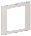 AG180 maskownica pełna, szara, do modułów CombiLine-N, 750x750mm (WxS)