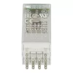 CR-M012DC4L przekaźnik A1-A2=12V DC, 4 styki c/o 250V/6A, LED