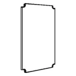 EH3-2 płyta montazowa (pertinax) z mocowaniem, 705x1000x5