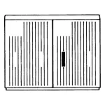 EH3/AP-2 obudowa Pedestals montaż fabryczny; 875x1115x320