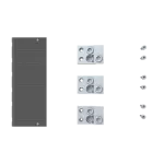 KIT FC CuAl 3x70...185mm2 XT6 3szt zestaw zacisków