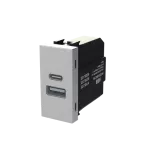 N2185.3 PL | ładowarka USB A+C 10,5W 1M | Zenit PL srebrny