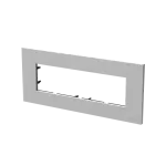 N2777 PL - Frame - 1-gang / 7-modules - Silver