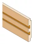 PBSC2500 Szyna profilowana Cu 2500A, 105x10mm, D=1750mm