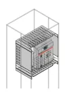 PSHW5061 Wygrodzenie do E12 / T7 wysuwny montaż poziomy wyłączników; forma 2a-3a; 500x600mm (WxS)