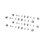 TZ608 Zestaw zaślepek i śrub do łączenia szaf w szereg (wymagany by utrzymac IP55)