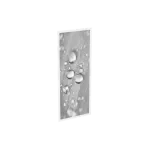 UZ643DP10 folia na drzwi z motywem kropli wody, do obudów UK61(...); UK62(...); UK63(...); UK64(...); UK65(...);UK66(...), 833x347mm (WxS), (10szt.)