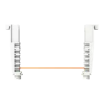 VMS szyna montażowa 12 x 2 mm, bok 320 mm