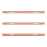ZX1235 Szyna miedziana 50x10mm dla modułów MBD, 4PW