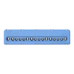 ZKS16B listwa zaciskowa N, 100A, 9x6mm² (śrubowe) + 7x16mm² (śrubowe)