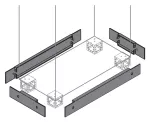 ZN1000 Cokół IS/AM (zaślepki) 100x1000mm (kpl=2szt)