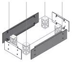 ZN1002 Cokół wysoki IS/AM (zaślepki) 200x1000mm (kpl=2szt)