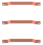 ZX2816 Połączenie szyn między modułami CombiLine-N pomiędzy szafami 30x10mm