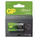 GP Bateria alkaliczna ULTRA PLUS D (LR20) 2PP