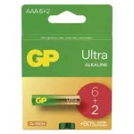 GP Bateria alkaliczna ULTRA AAA (LR03) 6+2PP