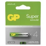 GP Bateria alkaliczna SUPER AAA (LR03) 4PP