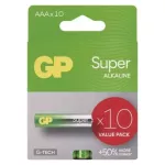 GP Bateria alkaliczna SUPER AAA (LR03) 10PB