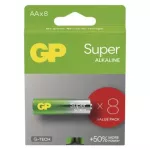 GP Bateria alkaliczna SUPER AA (LR6) 8VP