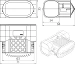 Mufa żelowa GELEBOX CNP3106 zielona