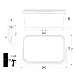 Uchwyt USMP - 2 (900szt) BOX