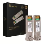 Extralink SFP28 25G 2-Pack | Moduł SFP28 | 25Gbps, LC/UPC Duplex, 1310nm, 10km, single mode, DOM