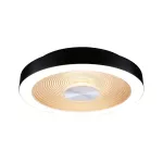 Plafoniera VOLEA 18W DIM 320MM 2120lm 3000K IP44 230V czarny / złoty / tworzywo sztuczne