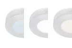 OPRAWA DOWNLIGHT MAXIS, LED, 6W, 480lm, CCT, AC220-240V, IP44, WPUSZCZANA, OKRĄGŁA, BIAŁY