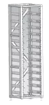 Deye szafa rack dla 12 modułów bateryjnych + 1 mudułu BMS serii BOS-G (HV)